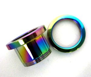 画像2: ＮＩＯＲＢ　レインボーニオビウム　トンネル　【１２ｍｍ】　ボディピアス　★ネコポス翌日３００円★