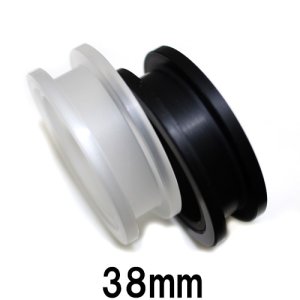 画像1: UV　アクリル　特大トンネル　【３８ｍｍ】　ボディピアス　★ネコポス翌日３００円★