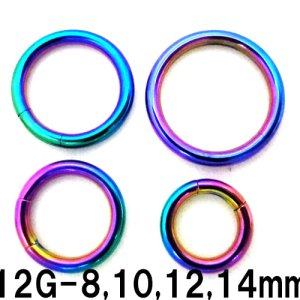 画像1: ＮＩＯＲＢ　レインボーニオビウム　セグメントリング　【１２Ｇ】（８〜１４）ｍｍ　★ネコポス翌日３００円