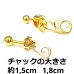 画像7: ＢＫ　１８ＧＰ　ＰＧ　ブラックチタン　１８金ゴールド　ピンクゴールド　トカゲバーベル　【１６Ｇ　１４Ｇ】６ｍｍ　ボディピアス　★ネコポス翌日３００円★