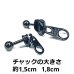 画像3: ＢＫ　１８ＧＰ　ＰＧ　ブラックチタン　１８金ゴールド　ピンクゴールド　トカゲバーベル　【１６Ｇ　１４Ｇ】６ｍｍ　ボディピアス　★ネコポス翌日３００円★