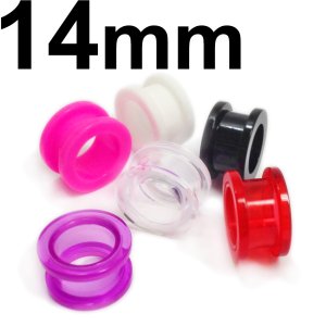 画像: UV　アクリル　トンネル　【１４ｍｍ】　ボディピアス　★ネコポス翌日３００円★