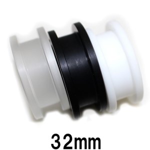 画像: UV　アクリル　特大トンネル　【３２ｍｍ】　ボディピアス　★ネコポス翌日３００円★