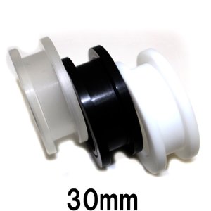 画像: UV　アクリル　特大トンネル　【３０ｍｍ】　ボディピアス　★ネコポス翌日３００円★