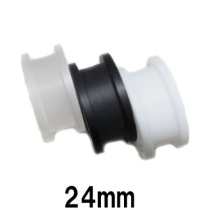 画像: UV　アクリル　特大トンネル　【２４ｍｍ】　ボディピアス　★ネコポス翌日３００円★