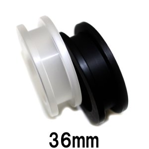 画像: UV　アクリル　特大トンネル　【３６ｍｍ】　ボディピアス　★ネコポス翌日３００円★