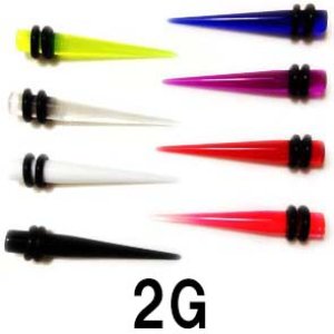 画像: UV　アクリル　拡張器　【２Ｇ】　ボディピアス　★ネコポス翌日３００円★