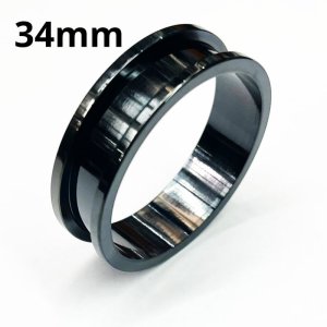 画像: ＢＫ　ブラックチタン　トンネル　【３４ｍｍ】　ボディピアス　★ネコポス翌日３００円★