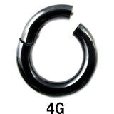 画像: ＢＫ　ブラックチタン　クリッカー　【４Ｇ】（１２〜２０）ｍｍ　ボディピアス　★ネコポス翌日３００円★