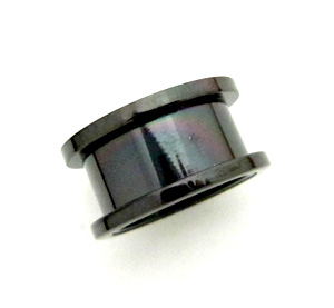 画像3: ＢＫ　ブラックチタン　トンネル　【１８ｍｍ】　ボディピアス　★ネコポス翌日３００円★