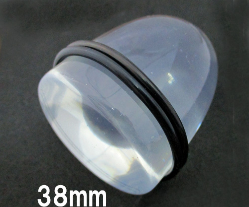 画像2: UV　アクリル　キャノンエキスパンダー拡張器　【３８ｍｍ】　ボディピアス　メール便不可　宅配便のみ