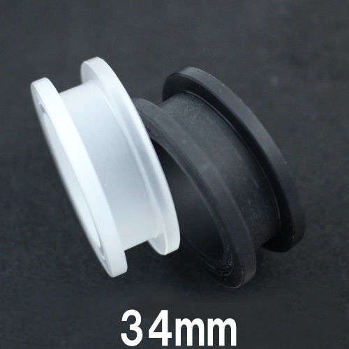 画像2: UV　アクリル　特大トンネル　【３４ｍｍ】　ボディピアス　★ネコポス翌日３００円★