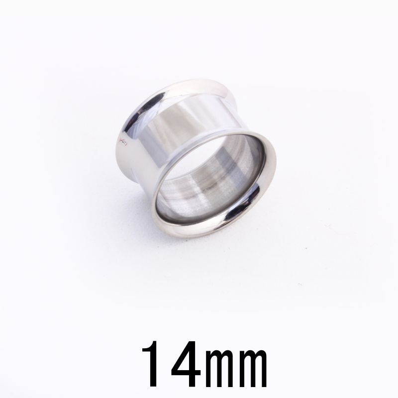 画像1: 【ＳＳ】　サージカルステンレス　ダブルフレアイヤーレット　【１４ｍｍ】(６，９)ｍｍ　ボディピアス　★ネコポス翌日３００円