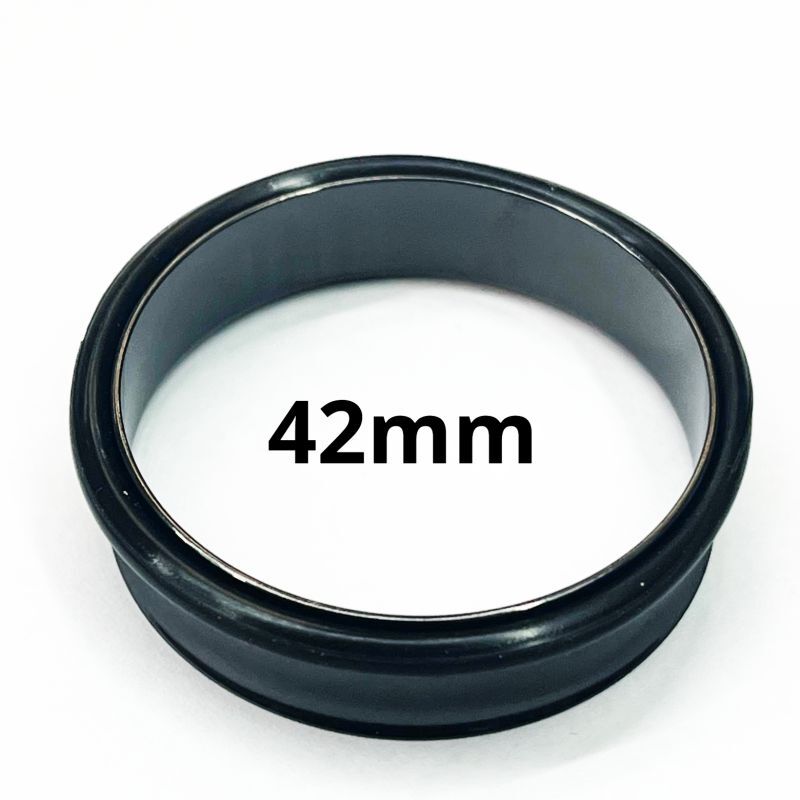 画像2: ＢＫ　ブラックチタン　シングルフレアイヤーレット　【４２ｍｍ】　ボディピアス　★ネコポス翌日３００円★