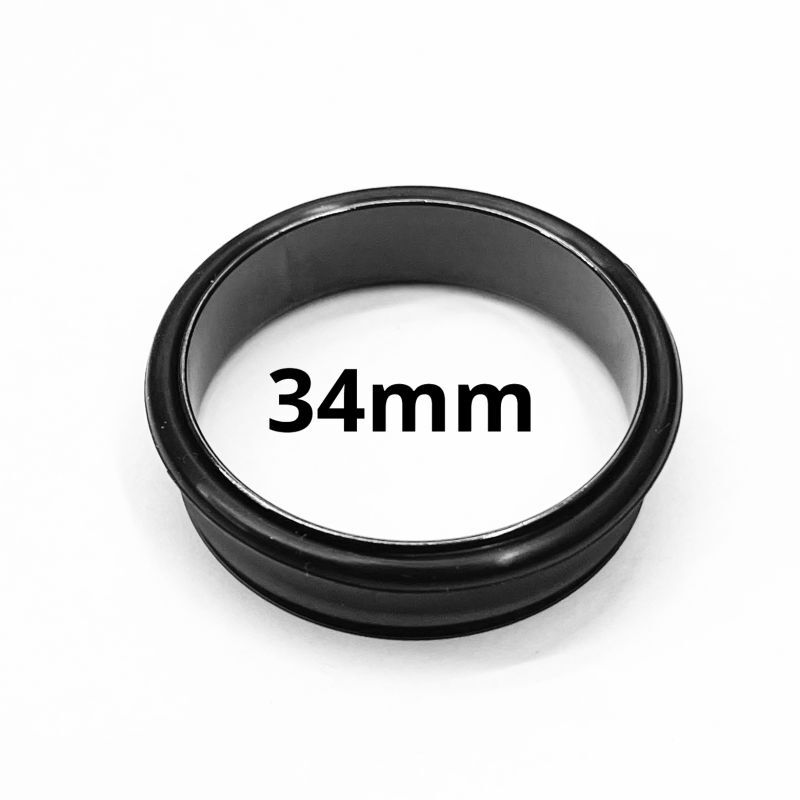 画像2: ＢＫ　ブラックチタン　シングルフレアイヤーレット　【３４ｍｍ】　ボディピアス　★ネコポス翌日３００円★